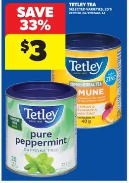 Real Canadian Superstore TETLEY TEA, 20' S offer