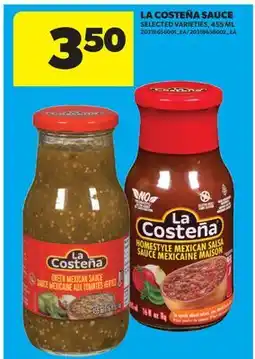 Real Canadian Superstore LA COSTEÑA SAUCE, 455 ML offer