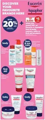 Real Canadian Superstore Eucerin or Aquaphor face & body, suncare, baby or first aid products offer