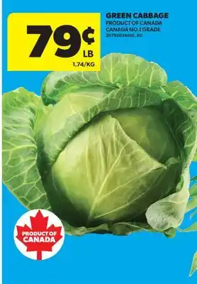 Real Canadian Superstore GREEN CABBAGE offer