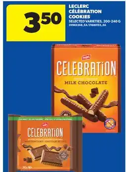 Real Canadian Superstore LECLERC CÉLÉBRATION COOKIES, 200-240 G offer