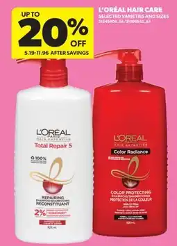 Real Canadian Superstore L'ORÉAL HAIR CARE offer