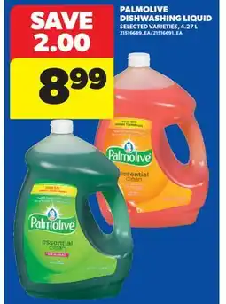 Real Canadian Superstore PALMOLIVE DISHWASHING LIQUID, 4.27 L offer
