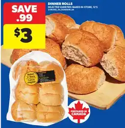 Real Canadian Superstore DINNER ROLLS, 12'S offer