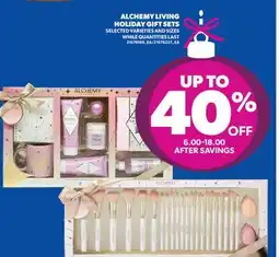 Real Canadian Superstore ALCHEMY LIVING HOLIDAY GIFT SETS offer