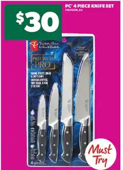 Real Canadian Superstore PC 4 PIECE KNIFE SET offer