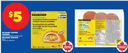 Real Canadian Superstore NO NAME STUFFED CHICKEN, 284 G, NO NAME SUB TRIO 375 G offer