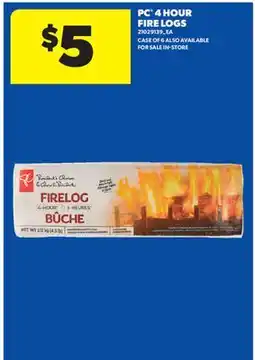 Real Canadian Superstore PC 4 HOUR FIRE LOGS offer