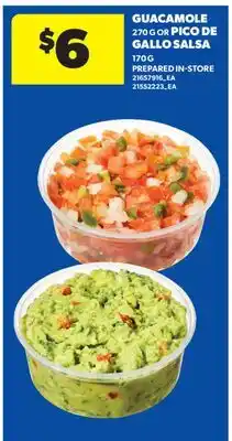 Real Canadian Superstore GUACAMOLE 270 G OR PICO DE GALLO SALSA 170 G offer