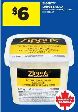 Real Canadian Superstore ZIGGY'S LARGE SALAD offer
