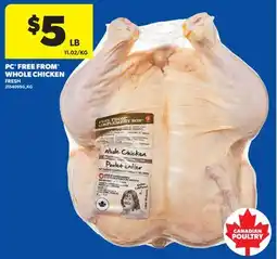 Real Canadian Superstore PC FREE FROM WHOLE CHICKEN offer