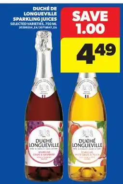 Real Canadian Superstore DUCHÉ DE LONGUEVILLE SPARKLING JUICES, 750 ML offer