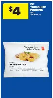Real Canadian Superstore PC YORKSHIRE PUDDING, 185 G offer