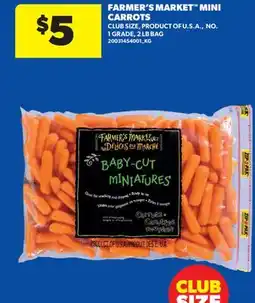 Real Canadian Superstore FARMER'S MARKET MINI CARROTS, 2 LB BAG offer
