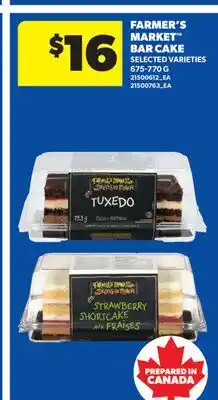 Real Canadian Superstore FARMER'S MARKET BAR CAKE, 675-770 G offer