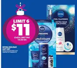 Real Canadian Superstore NIVEA HOLIDAY GIFT SET offer