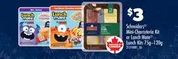 Real Canadian Superstore SCHNEIDERS MINI-CHARCUTERIE KIT OR LUNCH MATE LUNCH KITS, 75G - 120G offer
