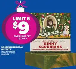 Real Canadian Superstore DR SQUATCH HOLIDAY GIFT SETS offer