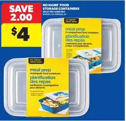 Real Canadian Superstore NO NAME FOOD STORAGE CONTAINERS offer