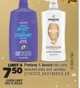 Real Canadian Superstore PANTENE & AUSSIE HAIR CARE offer