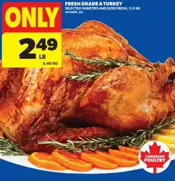 Real Canadian Superstore FRESH GRADE A TURKEY, 3-11 KG offer