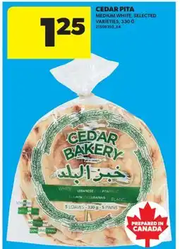 Real Canadian Superstore CEDAR PITA, 330 G offer