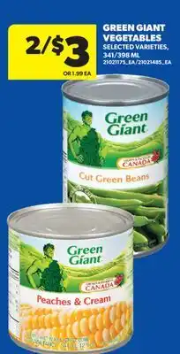 Real Canadian Superstore GREEN GIANT VEGETABLES, 341/398 ML offer