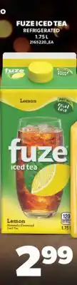 Real Canadian Superstore FUZE ICED TEA, 1.75 L offer