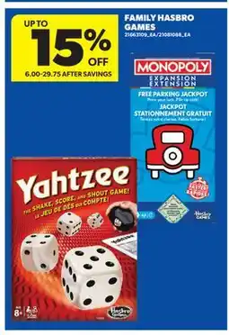 Real Canadian Superstore FAMILY HASBRO GAMES offer