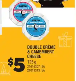 Real Canadian Superstore DOUBLE CRÈME & CAMEMBERT CHEESE, 125 G offer