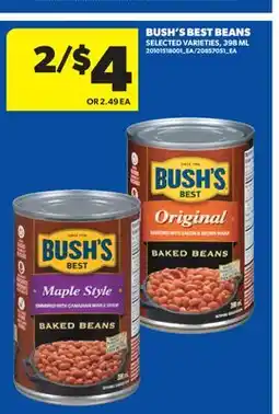 Real Canadian Superstore BUSH'S BEST BEANS, 398 ML offer