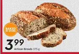 Sobeys Artisan Breads offer