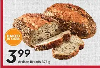 Sobeys Artisan Breads offer