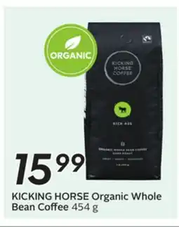 Sobeys KICKING HORSE Organic Whole Bean Coffee offer