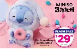 Showcase MINISO x Disney: Stitch Eat Something Before Sleep Series Plush Keychain Blind Box offer