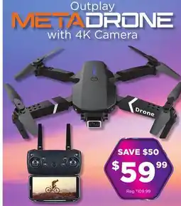 Showcase Outplay MetaDrone with 4K -Camera Drone offer