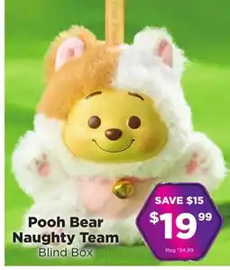 Showcase Pooh Bear Naughty Team Blind Box offer