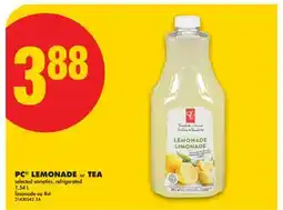 No Frills PC LEMONADE or TEA, 1.54 L offer
