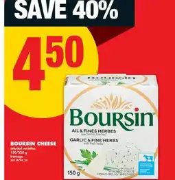 No Frills BOURSIN CHEESE, 150 220 g offer