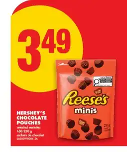 No Frills HERSHEY'S CHOCOLATE POUCHES, 160-230 g offer