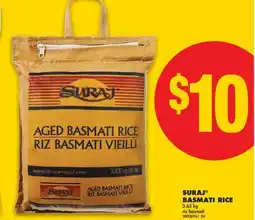 No Frills SURAJ BASMATI RICE, 3.63 kg offer