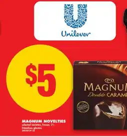No Frills MAGNUM NOVELTIES, 3's offer