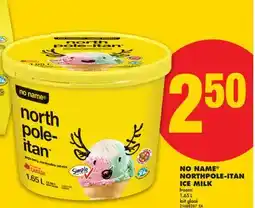 No Frills NO NAME NORTHPOLE-ITAN ICE MILK, 1.65 L offer
