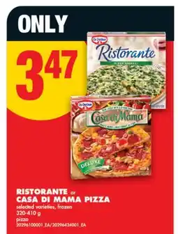 No Frills RISTORANTE or CASA DI MAMA PIZZA, 320-410 g offer