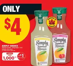 No Frills SIMPLY DRINKS, 1.54 L offer