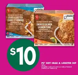 No Frills PC HOT CRAB & LOBSTER DIP, 360 g offer
