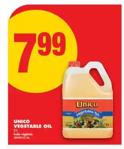 No Frills UNICO VEGETABLE OIL, 3 L offer