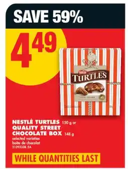 No Frills NESTLÉ TURTLES 150 g or QUALITY STREET CHOCOLATE BOX 148 g offer