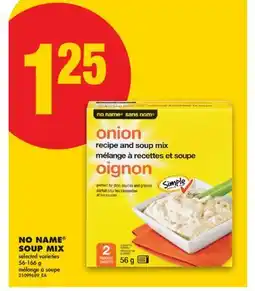 No Frills NO NAME SOUP MIX, 56-166 g offer