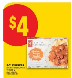 No Frills PC ENTRÉES, 212-365 g offer